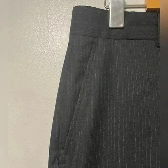 Max Black Striped Dress Pants, Size 32 - Picture 3 of 8
